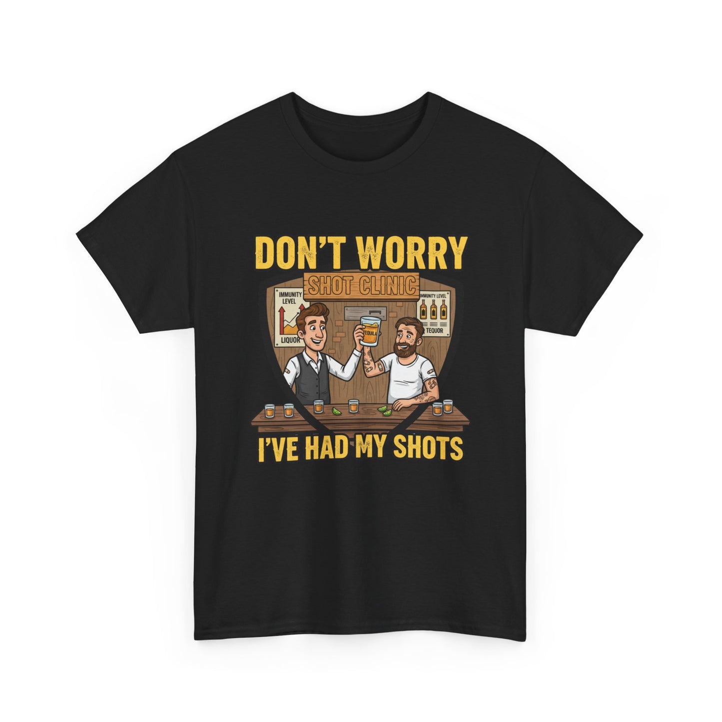Funny Vaccination Humor Tee, Unisex Heavy Cotton Tee, Vaccine Shots Shirt, Quirky T-Shirt, Gift for Healthcare Workers, COVID-19 Humor [...]
