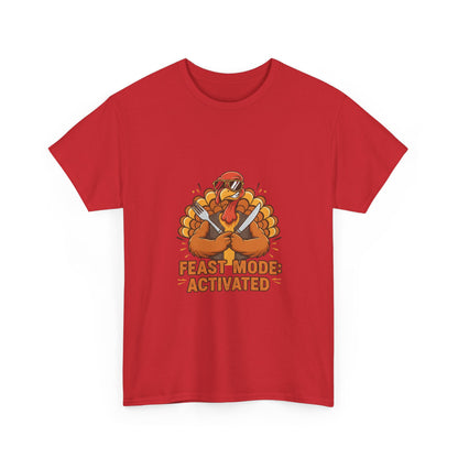 Thanksgiving Feast Mode Unisex Heavy Cotton Tee