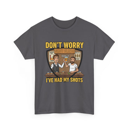 Funny Vaccination Humor Tee, Unisex Heavy Cotton Tee, Vaccine Shots Shirt, Quirky T-Shirt, Gift for Healthcare Workers, COVID-19 Humor [...]
