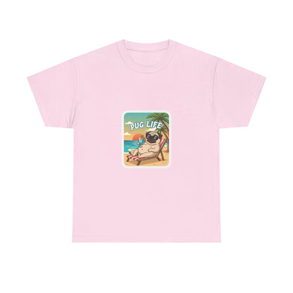 Chill Dog Tee - Unisex Heavy Cotton T-Shirt | Fun Gift for Dog Lovers, Casual Wear, Pet Owner Gifts, Summer Vibes, Beach Outfits