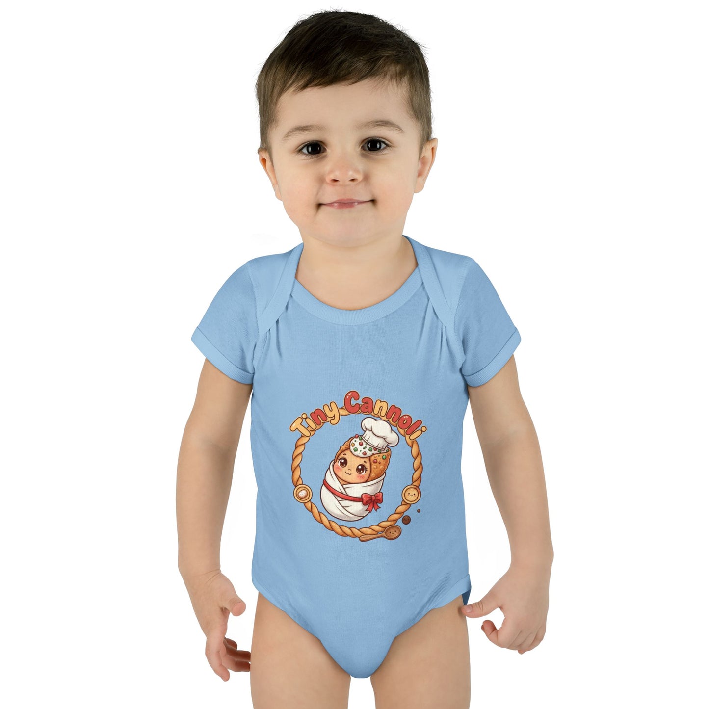 Adorable Baby Onesie 'Tiny Cannoli' Design, Baby Shower Gift, Newborn Apparel