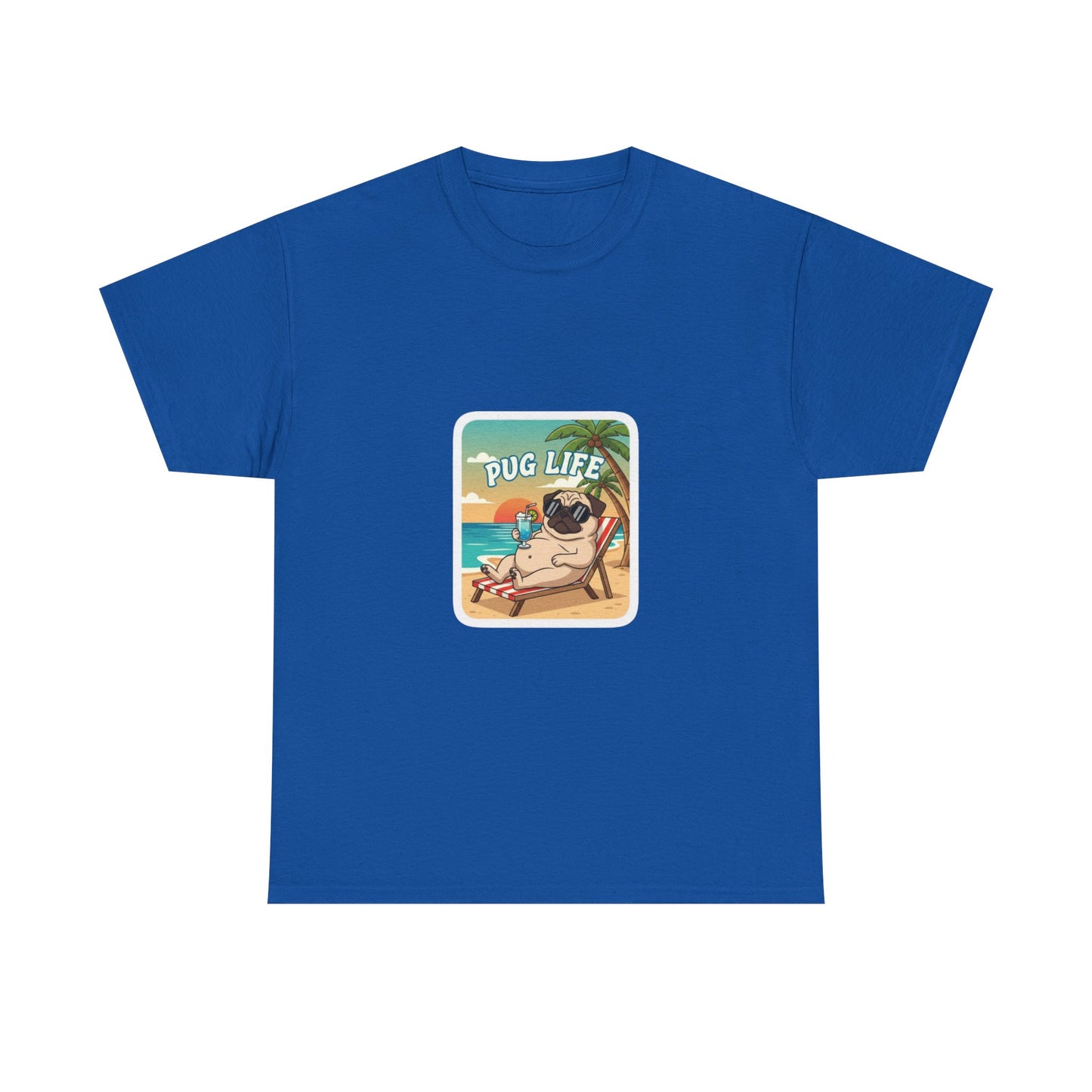 Chill Dog Tee - Unisex Heavy Cotton T-Shirt | Fun Gift for Dog Lovers, Casual Wear, Pet Owner Gifts, Summer Vibes, Beach Outfits