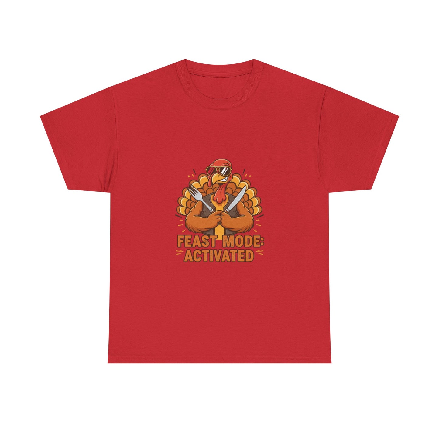 Thanksgiving Feast Mode Unisex Heavy Cotton Tee