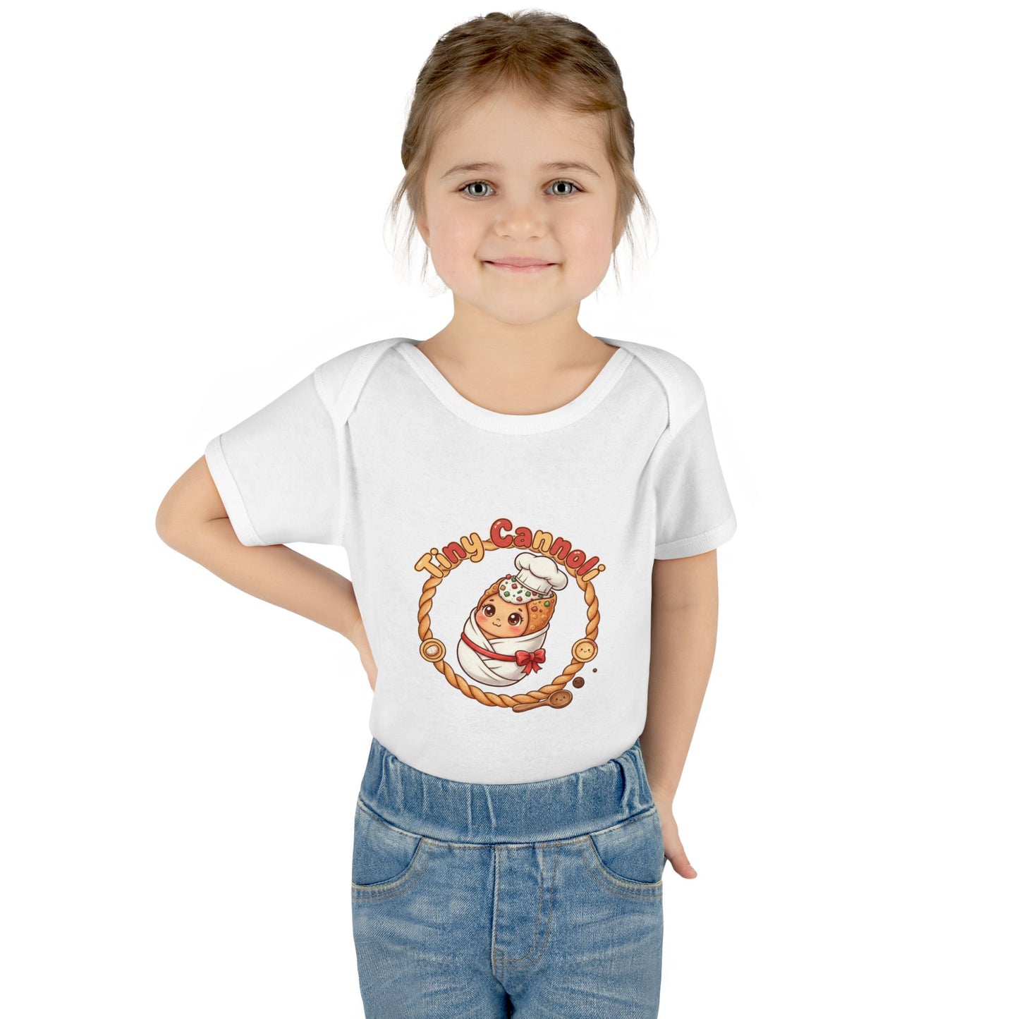 Adorable Baby Onesie 'Tiny Cannoli' Design, Baby Shower Gift, Newborn Apparel