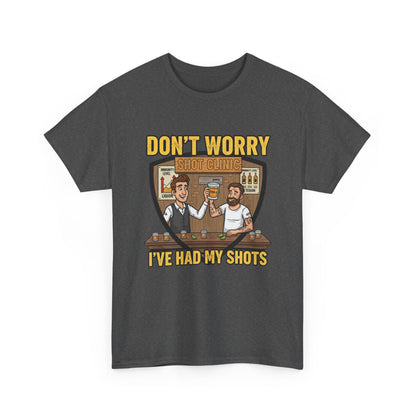 Funny Vaccination Humor Tee, Unisex Heavy Cotton Tee, Vaccine Shots Shirt, Quirky T-Shirt, Gift for Healthcare Workers, COVID-19 Humor [...]