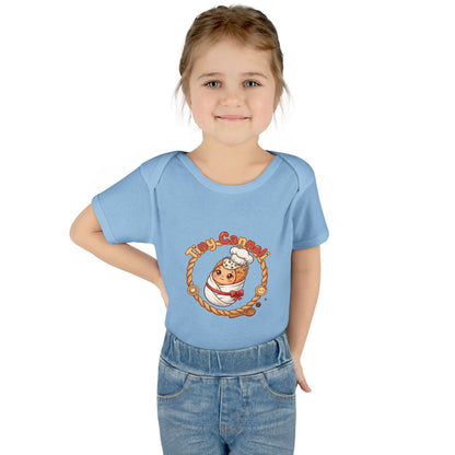 Adorable Baby Onesie 'Tiny Cannoli' Design, Baby Shower Gift, Newborn Apparel