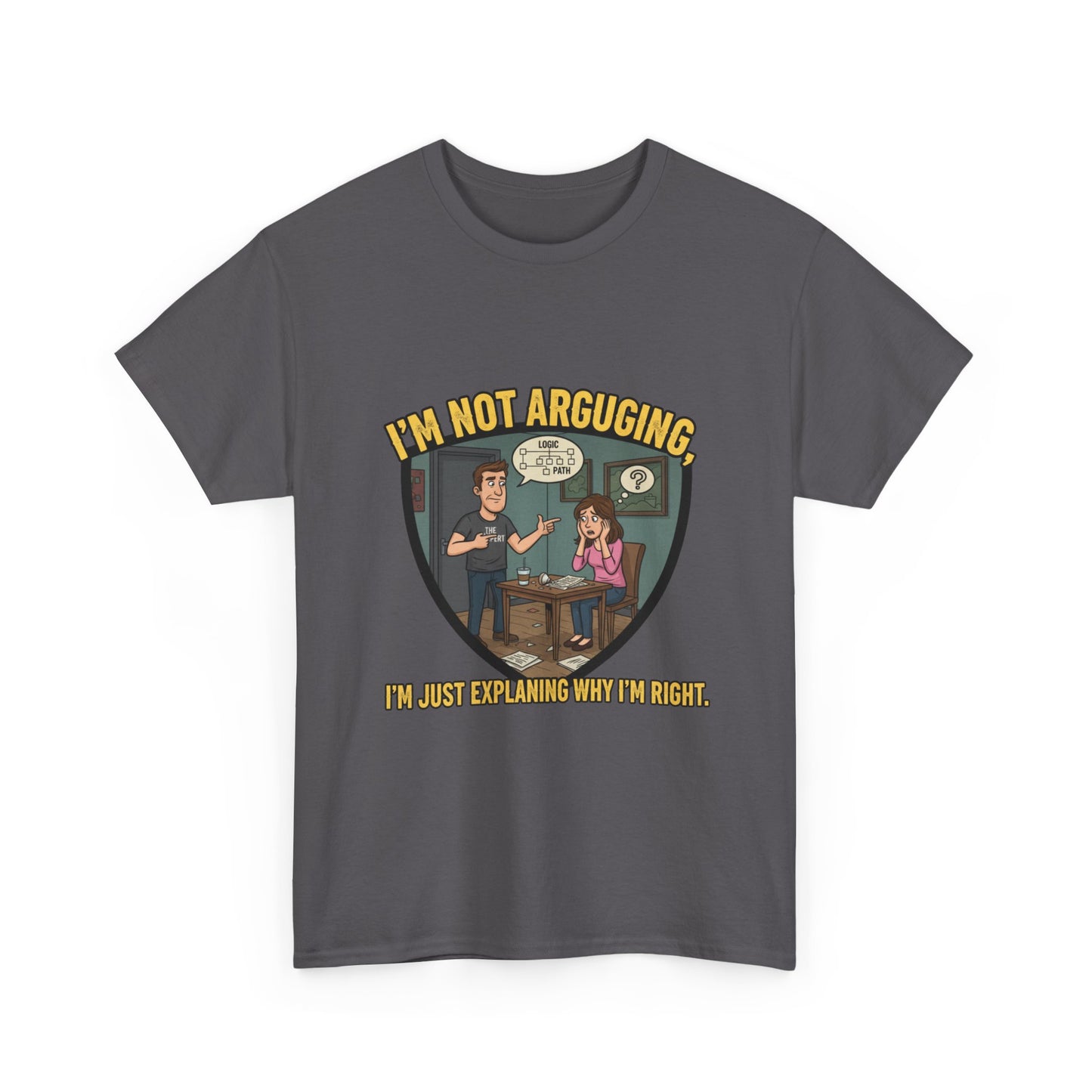 Funny "My Cardio is Running Late" Tee, Humorous Gift for Friends, Casual Everyday Wear, Great for Birthdays, Family Gatherings, and Celebrations