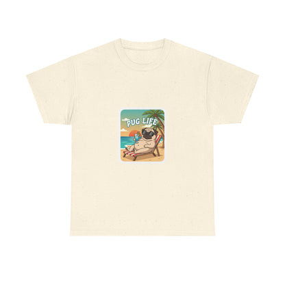 Chill Dog Tee - Unisex Heavy Cotton T-Shirt | Fun Gift for Dog Lovers, Casual Wear, Pet Owner Gifts, Summer Vibes, Beach Outfits