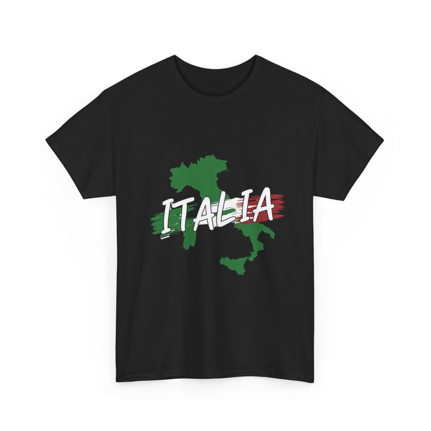 Italia Heavy Cotton Tee - Comfortable Unisex Shirt with Italy Design