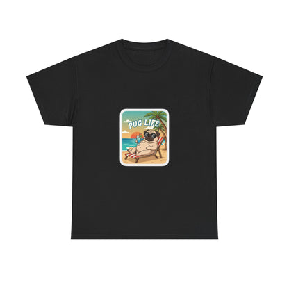 Chill Dog Tee - Unisex Heavy Cotton T-Shirt | Fun Gift for Dog Lovers, Casual Wear, Pet Owner Gifts, Summer Vibes, Beach Outfits
