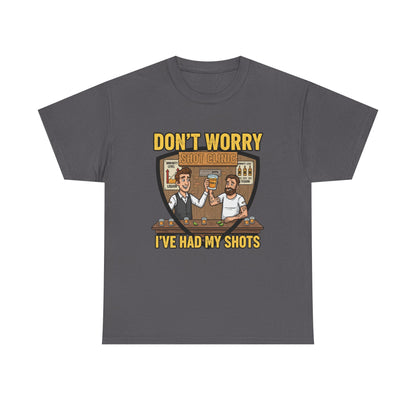 Funny Vaccination Humor Tee, Unisex Heavy Cotton Tee, Vaccine Shots Shirt, Quirky T-Shirt, Gift for Healthcare Workers, COVID-19 Humor [...]