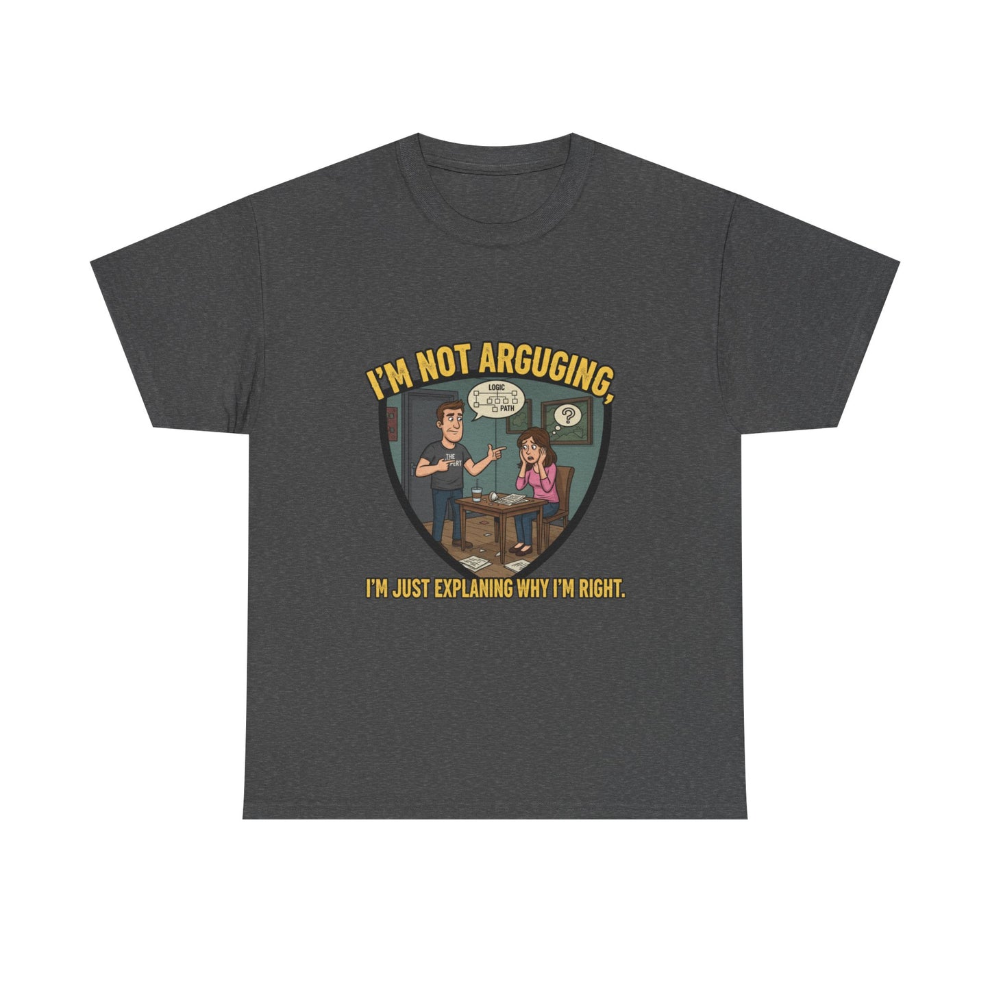 Funny "My Cardio is Running Late" Tee, Humorous Gift for Friends, Casual Everyday Wear, Great for Birthdays, Family Gatherings, and Celebrations