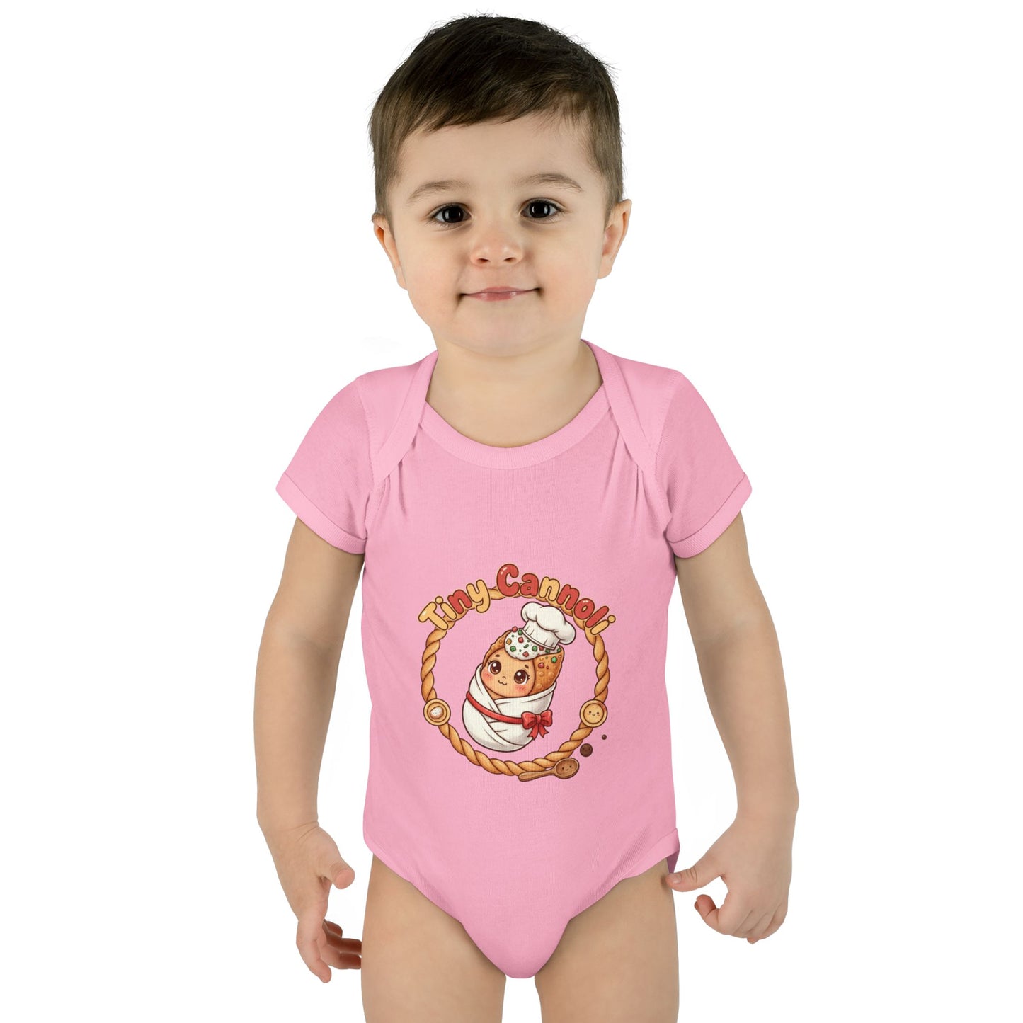 Adorable Baby Onesie 'Tiny Cannoli' Design, Baby Shower Gift, Newborn Apparel
