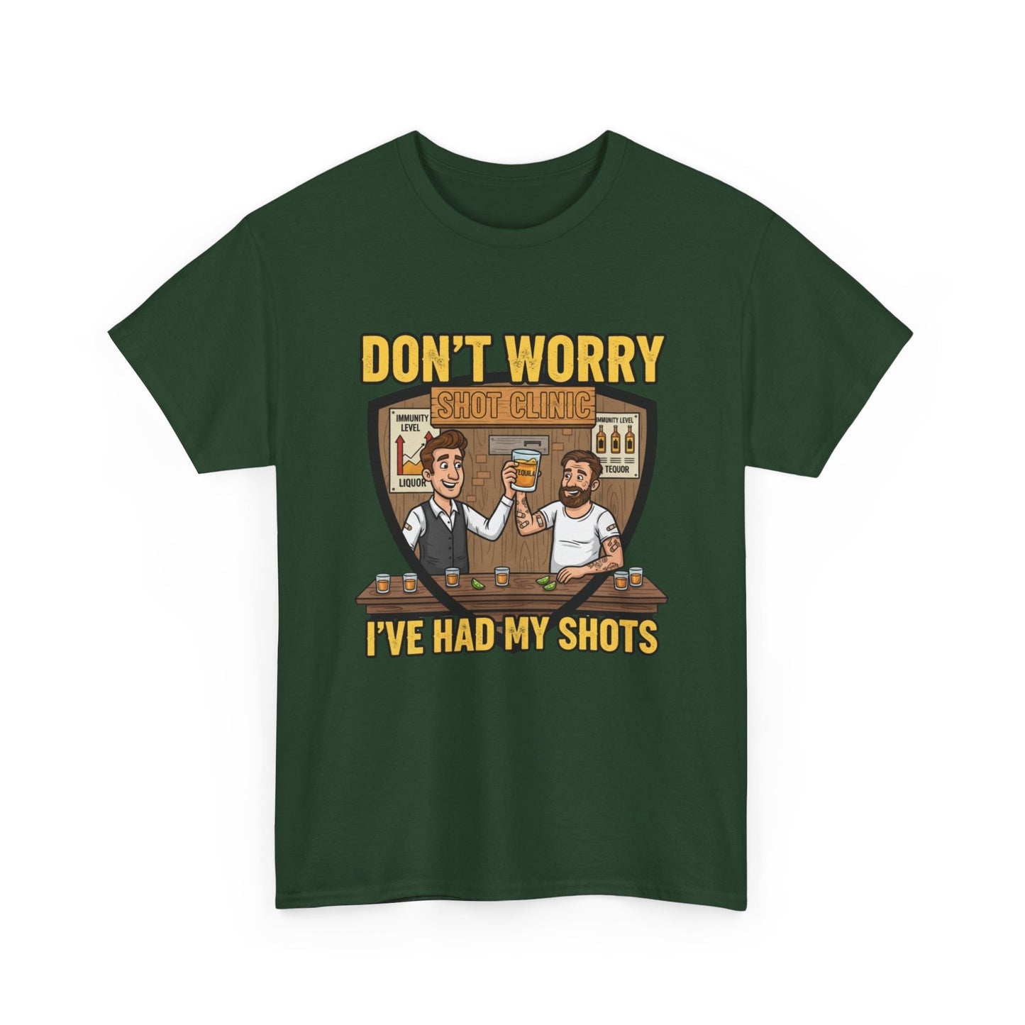 Funny Vaccination Humor Tee, Unisex Heavy Cotton Tee, Vaccine Shots Shirt, Quirky T-Shirt, Gift for Healthcare Workers, COVID-19 Humor [...]