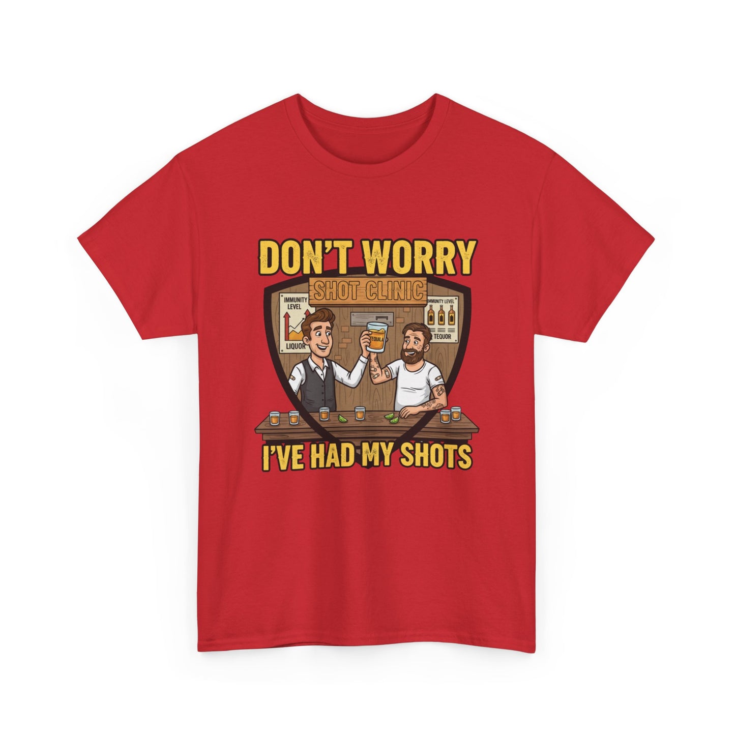Funny Vaccination Humor Tee, Unisex Heavy Cotton Tee, Vaccine Shots Shirt, Quirky T-Shirt, Gift for Healthcare Workers, COVID-19 Humor [...]
