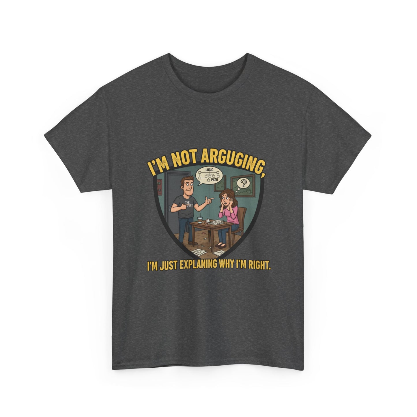 Funny "My Cardio is Running Late" Tee, Humorous Gift for Friends, Casual Everyday Wear, Great for Birthdays, Family Gatherings, and Celebrations