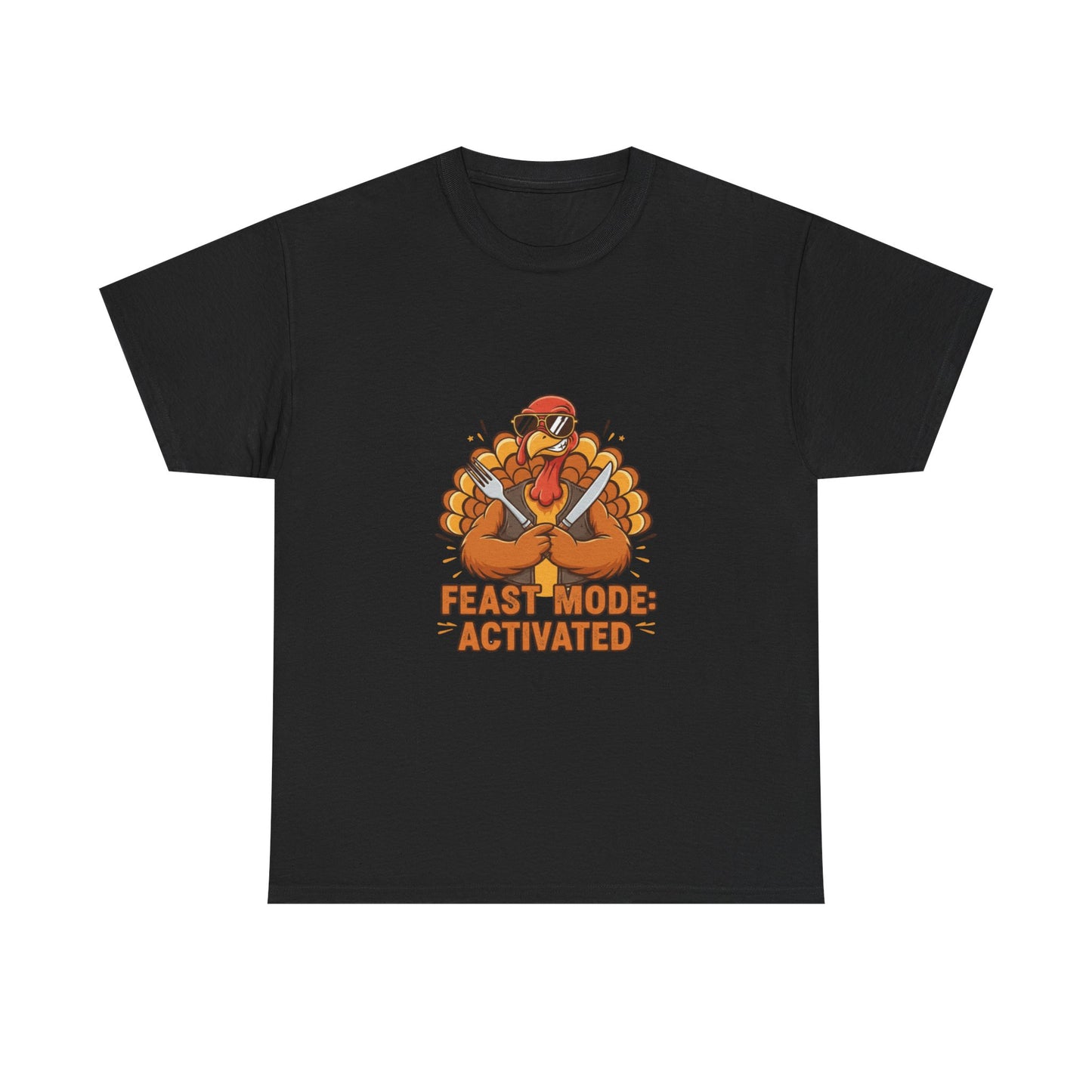 Thanksgiving Feast Mode Unisex Heavy Cotton Tee