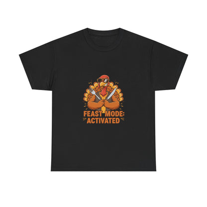 Thanksgiving Feast Mode Unisex Heavy Cotton Tee