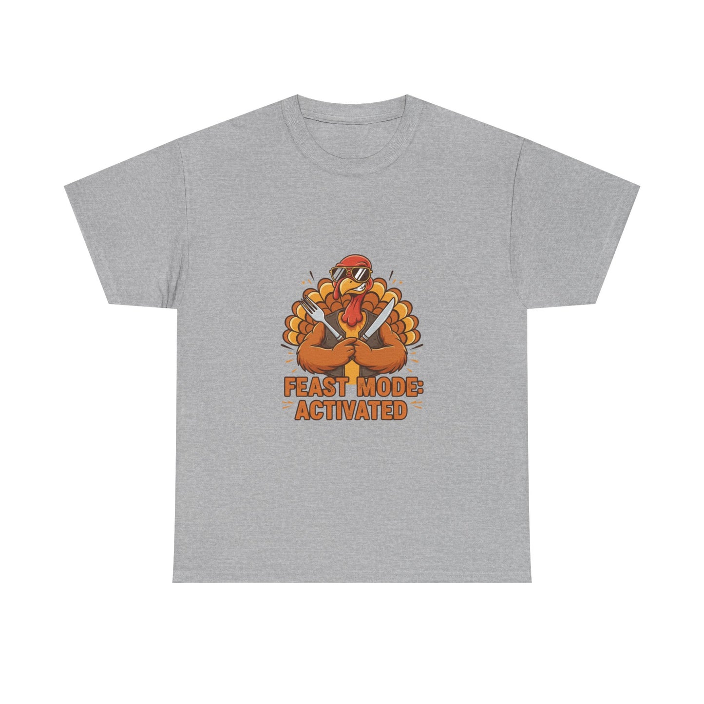 Thanksgiving Feast Mode Unisex Heavy Cotton Tee