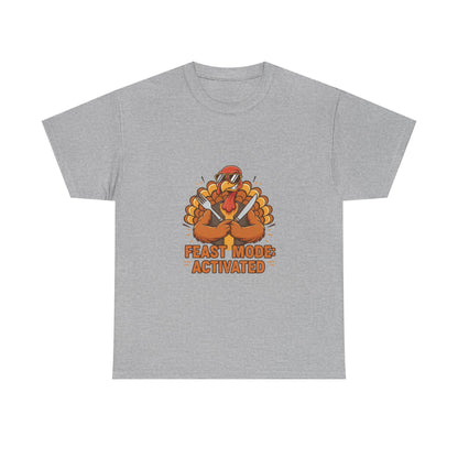 Thanksgiving Feast Mode Unisex Heavy Cotton Tee