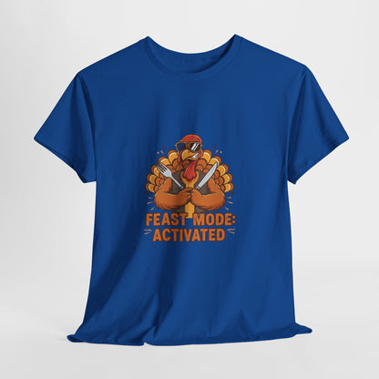 Thanksgiving Feast Mode Unisex Heavy Cotton Tee