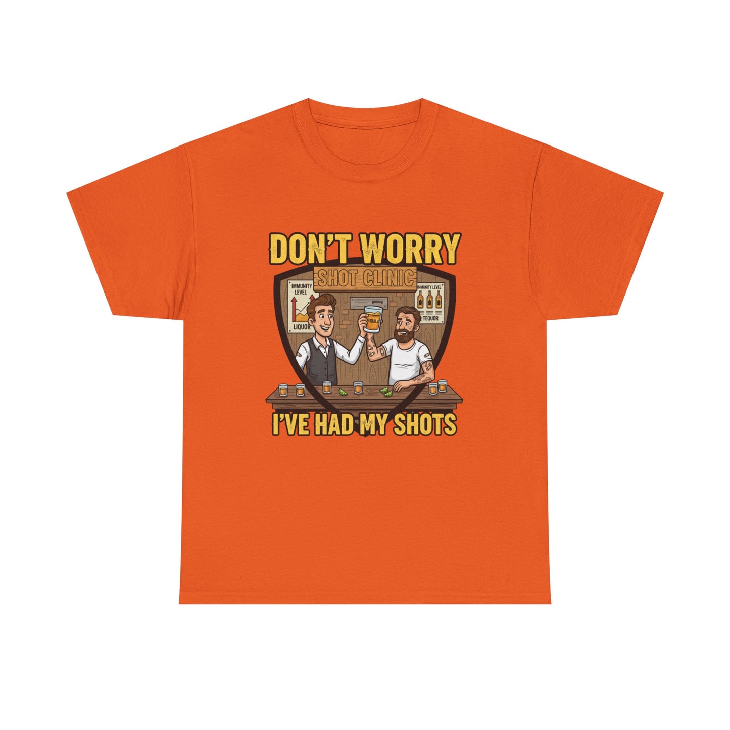 Funny Vaccination Humor Tee, Unisex Heavy Cotton Tee, Vaccine Shots Shirt, Quirky T-Shirt, Gift for Healthcare Workers, COVID-19 Humor [...]
