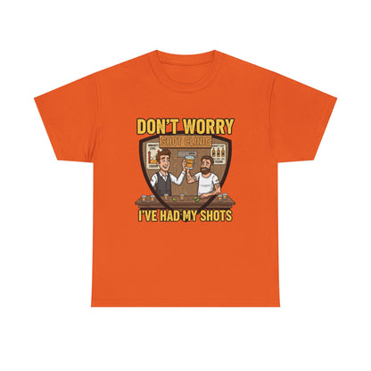 Funny Vaccination Humor Tee, Unisex Heavy Cotton Tee, Vaccine Shots Shirt, Quirky T-Shirt, Gift for Healthcare Workers, COVID-19 Humor [...]