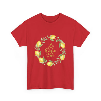 "La Dolce Vita" - Lemon Grove Unisex Heavy Cotton Tee
