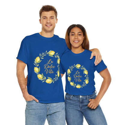 "La Dolce Vita" - Lemon Grove Unisex Heavy Cotton Tee