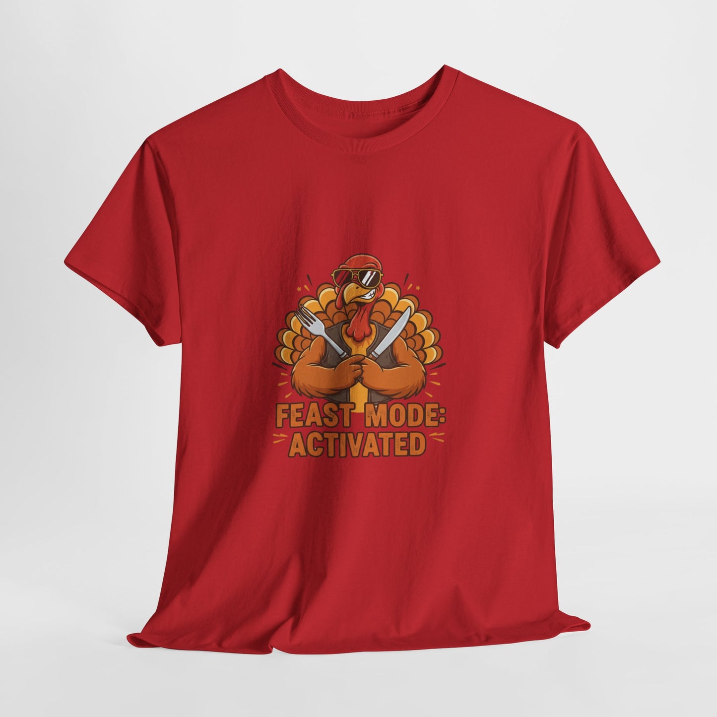 Thanksgiving Feast Mode Unisex Heavy Cotton Tee