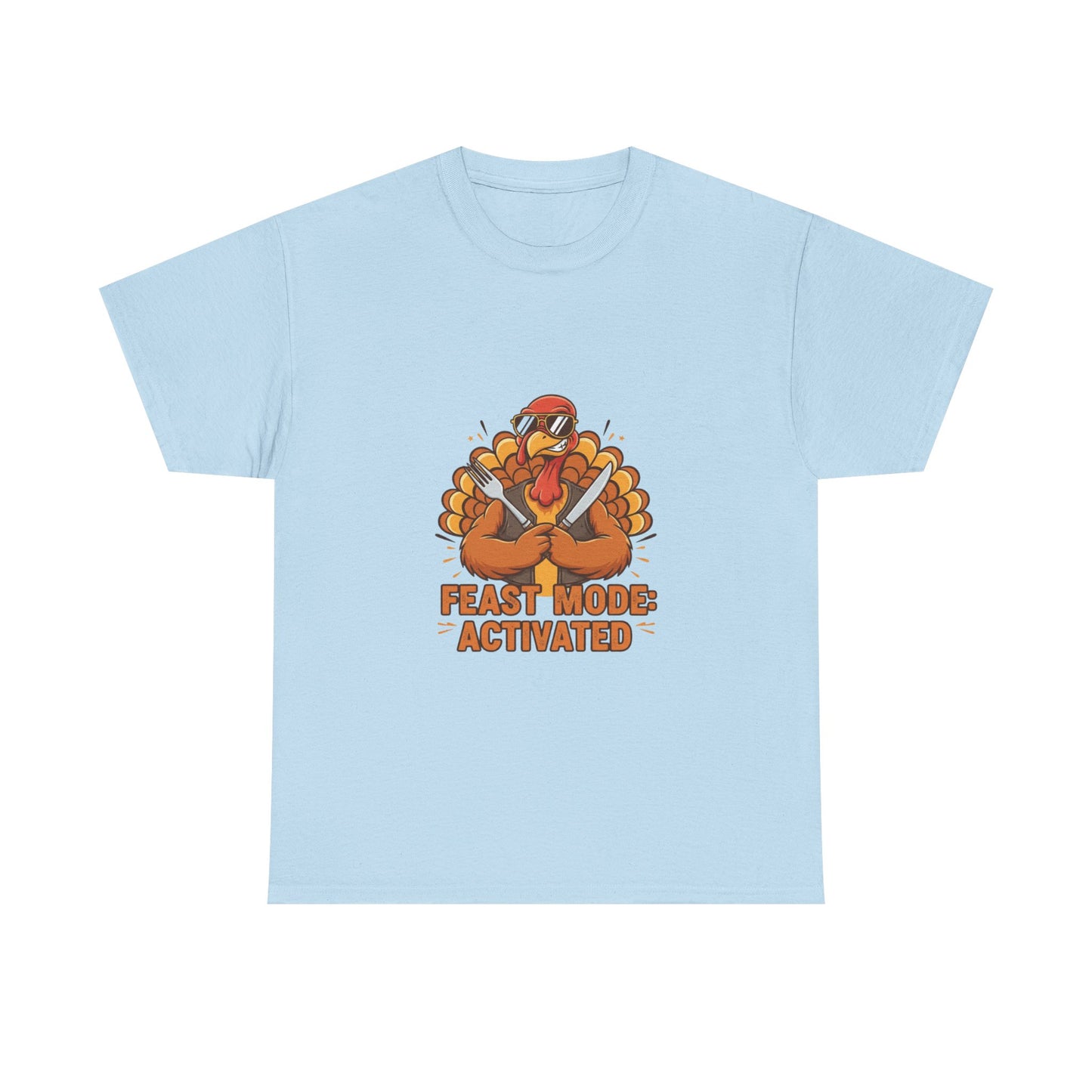 Thanksgiving Feast Mode Unisex Heavy Cotton Tee